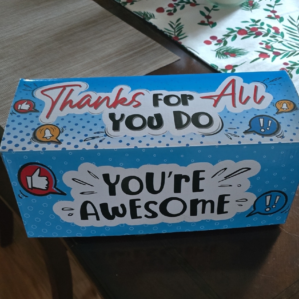 Blue 'You're Awesome' Gift Box